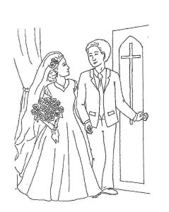 Matrimony Coloring Page st rita alexandria