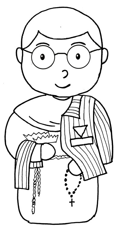 St. Maximilian Kolbe Coloring Pages - The Catholic Homeschool