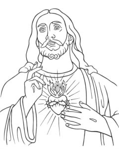 sacred heart of jesus the catholic kid