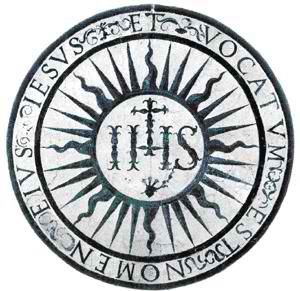 Jesuits Great Seal With The Monogram Of Jesus