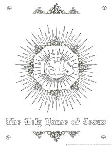 holy name of jesus life love sacred art